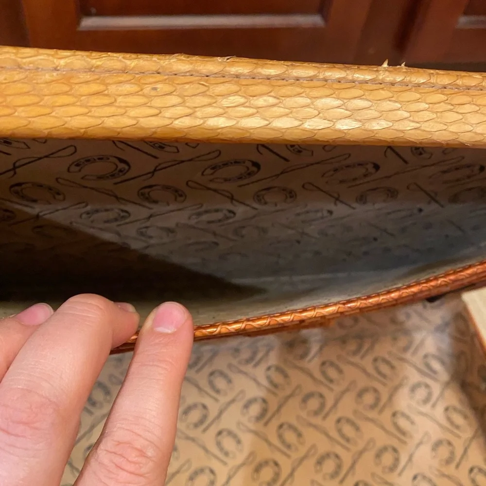 Custom Rare Snake Skin Hard Case Briefcase
